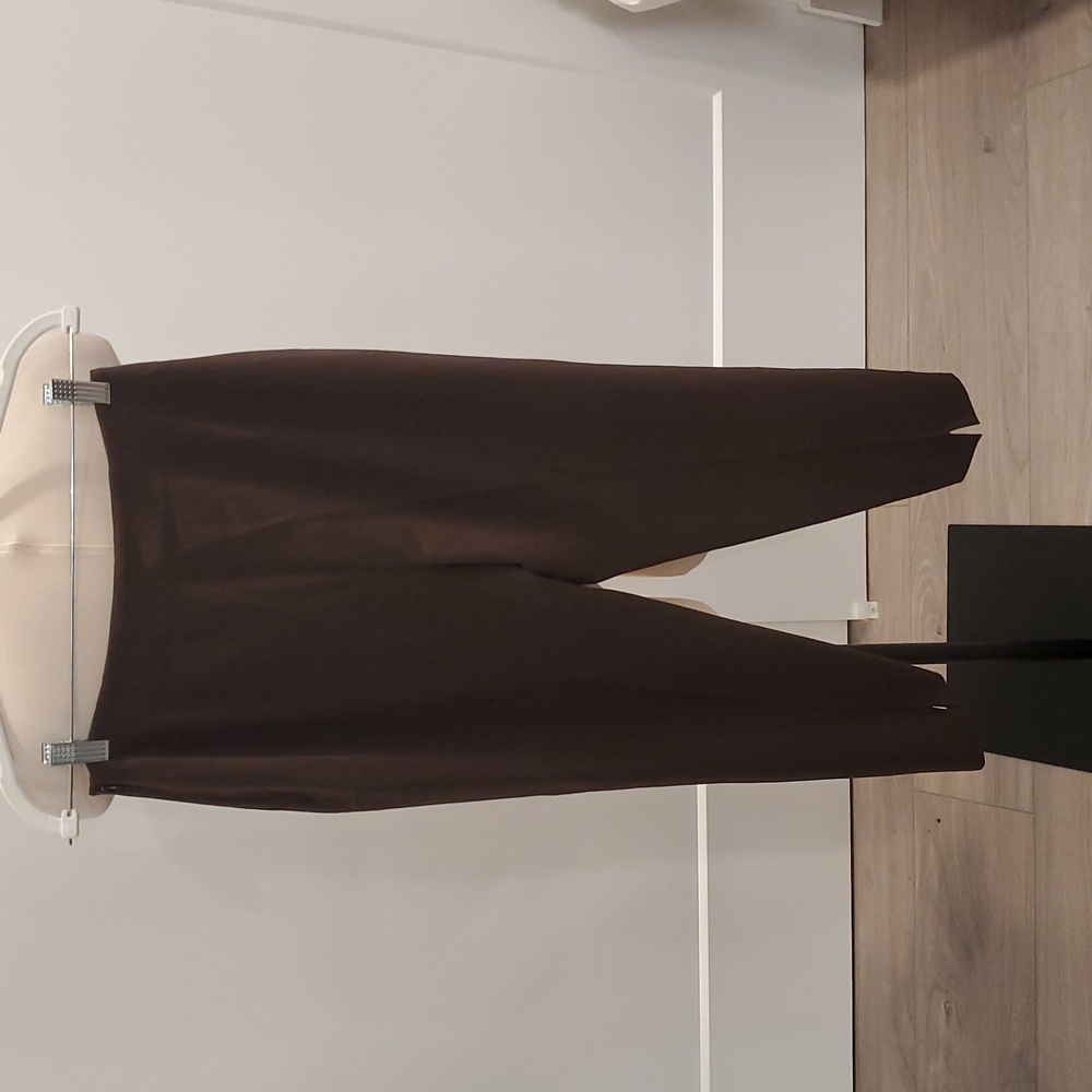 Piazza Sempione Women's High rise brown wool Pants European Size 42 new with tag - Picture 6 of 10